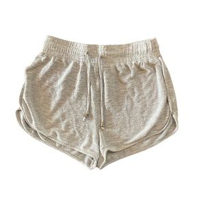 F21 Grey Dolphin Cut Shorts